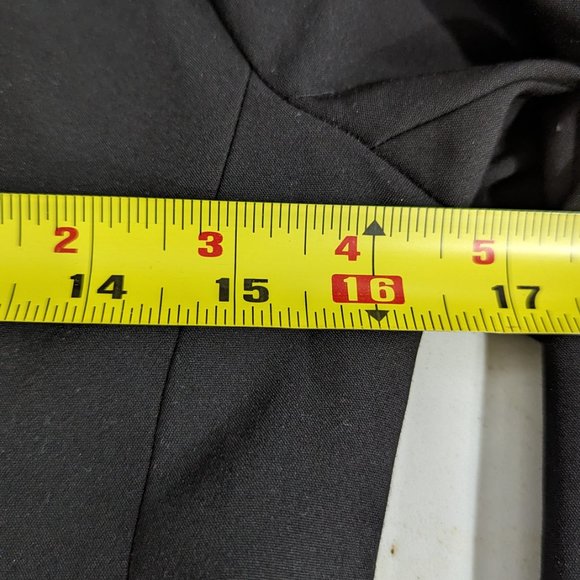 Ricki's Black One-Button Cotton Blend Stretchy Blazer (Size 0) - Picture 10 of 12